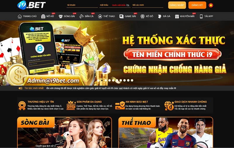 Link dự phòng i9Bet154